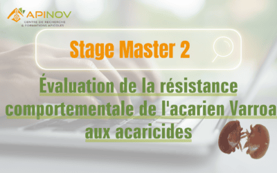 Offre de stage de Master 2 en recherche apicole